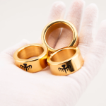 Octopus Gold Plated Stainless Steel Penis Ring Jewelry Cock Ring - Image 5