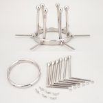 Adjustable Stainless Steel Metal Anal Dilator Vagina Speculum Extreme Anal Spreader - Image 9