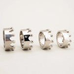 Silver Crown Stainless Steel Cock Ring - Image 5