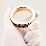 Gold Plated Chain Stainless Steel Testicles Ball Stretcher Weight Cock Ring Scrotum Pendant BDSM Ball Stretching - Image 5