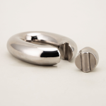 Ellipses Stainless Steel Testicles Ball Stretcher Weight Cock Ring Scrotum Pendant BDSM Ball Stretching - Image 6