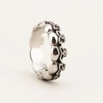 Steel Skull Stainless Steel Cock Ring - Image 3
