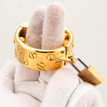 24K Gold Plated Kali's 2 Rows Removable Rounded Teeth  Ball Stretcher Testicles Metal Cock Ring Stretching CBT - Image 9