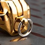 HTV4 Plus Stainless Steel 24K Gold Plated Traction Chastity Cage Metal Cock Cage - Image 9