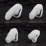 White Simulation Penis Chastity Cage Realistic Cock Cage