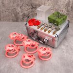 Chastity Cage Set Pink Ghost Cock Cage Flat Ring Chastity Sizes Bundles - Image 2