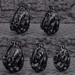 Shell Mamba Black Chastity Cage Ball Cock Cage