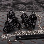 Black Cock Cage Lightweight Traction Chastity Cage - Image 2
