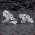 Transparent Convenient Chastity Cage Lightweight Cock Cage - Image 3