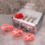 Chastity Cage Set Pink Ghost Cock Cage Flat Ring Chastity Sizes Bundles - Image 3