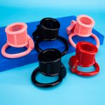 Honeycomb Open Small Chastity Cage Mini Couple Erotic Traction Chain Cock Cage - Image 3