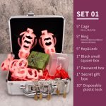 Chastity Cage Set Pink Ghost Cock Cage Flat Ring Chastity Sizes Bundles - Image 9