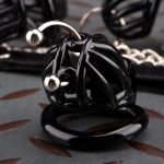 Black Cock Cage Lightweight Traction Chastity Cage - Image 5
