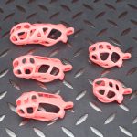 Spikes Pink Mamba Chastity Cage Lightweight Cock Cage Curved Ring - Image 9