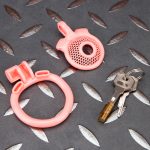 Pink Micro Cock Cage Honeycomb Small Chastity Cage Flat Ring - Image 7