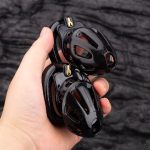 Black Convenient Chastity Cage Lightweight Cock Cage - Image 2