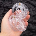 Transparent Convenient Chastity Cage Lightweight Cock Cage - Image 2