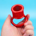 Honeycomb Open Small Chastity Cage Mini Couple Erotic Traction Chain Cock Cage - Image 10