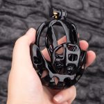 Shell Mamba Black Chastity Cage Ball Cock Cage - Image 3