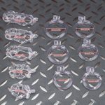 See-Through Ice Transparent Mamba Chastity Cage Curved Ring - Image 10