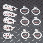 Spikes White Mamba Chastity Cage Lightweight Cock Cage Curved Ring - Image 10