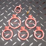 Open Pink Lightweight Chastity Cage Training Device Flat Ring - Image 10