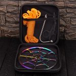 Stainless Steel Spider Web Shibari Suspension Ring – Bondage Rope Ring for Suspension, Silver / Rainbow - Image 7