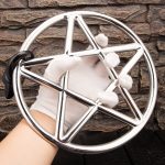 Stainless Steel Pentagram Shibari Suspension Ring – Bondage Rope Ring for Aerial Restraint, Gold/Silver/Rainbow - Image 12