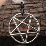 Stainless Steel Pentagram Shibari Suspension Ring – Bondage Rope Ring for Aerial Restraint, Gold/Silver/Rainbow - Image 18