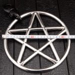 Stainless Steel Pentagram Shibari Suspension Ring – Bondage Rope Ring for Aerial Restraint, Gold/Silver/Rainbow - Image 16