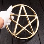 Stainless Steel Pentagram Shibari Suspension Ring – Bondage Rope Ring for Aerial Restraint, Gold/Silver/Rainbow - Image 9
