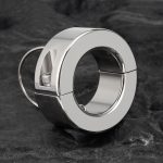 Heavy Duty 316 Stainless Steel Ball Stretcher with Locking Ring - Premium CBT Ball Stretching Weight for Intimate Pleasure - Image 3
