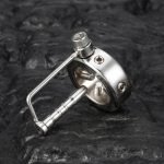 Skewer Spiked CBT Urethral Device - 316 Stainless Steel Integrated Glans Ring & Urethral Catheter Plug for Men - Image 4