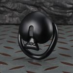 3D Printed Resin Black Heart Chastity Cage with 4 Size Rings, Male Chastity Device with Lock, Lightweight Comfortable Wear for Long Time Daily Use