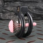 3D Printed Resin Chastity Cage with Silicone Urethral Plug, Lightweight Breathable Male Chastity Device - Image 8