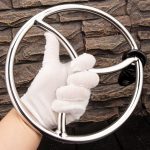 Premium 3-Arc Stainless Steel Shibari Suspension Ring - Heavy-Duty Bondage Anchor for Rope Restraint & BDSM Play - Image 3