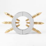 Stainless Steel Ball Stretcher with Spikes, Adjustable Male Genital Weight Ring, Extreme BDSM CBT Toy for Men, 6 Spikes Chastity Device, 212g Heavy Duty Scrotum Stretching Pendant - Image 9