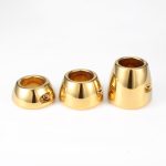 24K Gold Plated Stainless Steel Ball Stretcher - Heavy-Duty Weighted Scrotum Stretcher, Secure Non-Pinch Design, S/M/L Sizes for CBT & Progressive Stretching Training - Image 9