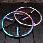 Premium 316 Stainless Steel Shibari Suspension Ring, Heavy Duty Bondage Restraint Hanging Ring for Rope Bondage, 2 Colors Available