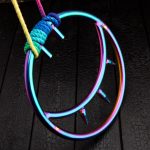 Premium 316 Stainless Steel Shibari Suspension Ring – Heavy Duty Bondage Hanging Ring with Spikes (200mm, 3 Colors) - Image 6