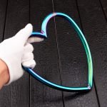 Heart Shaped Shibari Suspension Ring, Heavy Duty Stainless Steel BDSM Bondage Rainbow/Silver Rope Bondage Hanging Ring - Image 5