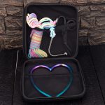 Heart Shaped Shibari Suspension Ring, Heavy Duty Stainless Steel BDSM Bondage Rainbow/Silver Rope Bondage Hanging Ring - Image 8