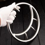 Premium 316 Stainless Steel Shibari Suspension Ring – Heavy Duty Bondage Hanging Ring with Spikes (200mm, 3 Colors) - Image 4
