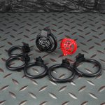 3D Printed Resin Skull Chastity Cage Set with 6 Size Rings, Dual Color Cage, Copper Lock & Keys - Image 6