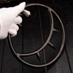Premium 316 Stainless Steel Shibari Suspension Ring – Heavy Duty Bondage Hanging Ring with Spikes (200mm, 3 Colors) - Image 3