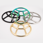 Stainless Steel Shibari Suspension Ring - 230mm Heavy-Duty Bondage Ring with Swivel Hook - Image 2