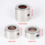 Adjustable Stainless Steel Ball Stretcher Ring Heavy Weight CBT Testicle Stretcher BDSM Sex Toy for Men - Image 11