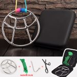 Stainless Steel Shibari Suspension Ring - 230mm Heavy-Duty Bondage Ring with Swivel Hook - Image 8