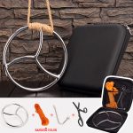 Premium 3-Arc Stainless Steel Shibari Suspension Ring - Heavy-Duty Bondage Anchor for Rope Restraint & BDSM Play - Image 10