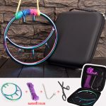 Premium 316 Stainless Steel Shibari Suspension Ring – Heavy Duty Bondage Hanging Ring with Spikes (200mm, 3 Colors) - Image 9